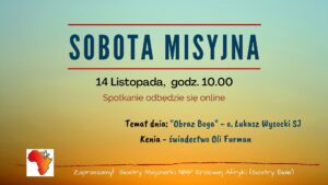 14 listopada 2020 – Sobota misyjna