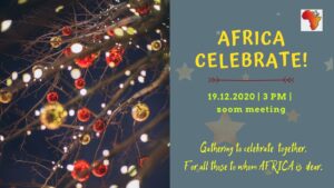 19th Dec. 2020 Africa celebrate!