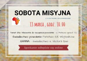 13 marca 2021 – Sobota misyjna