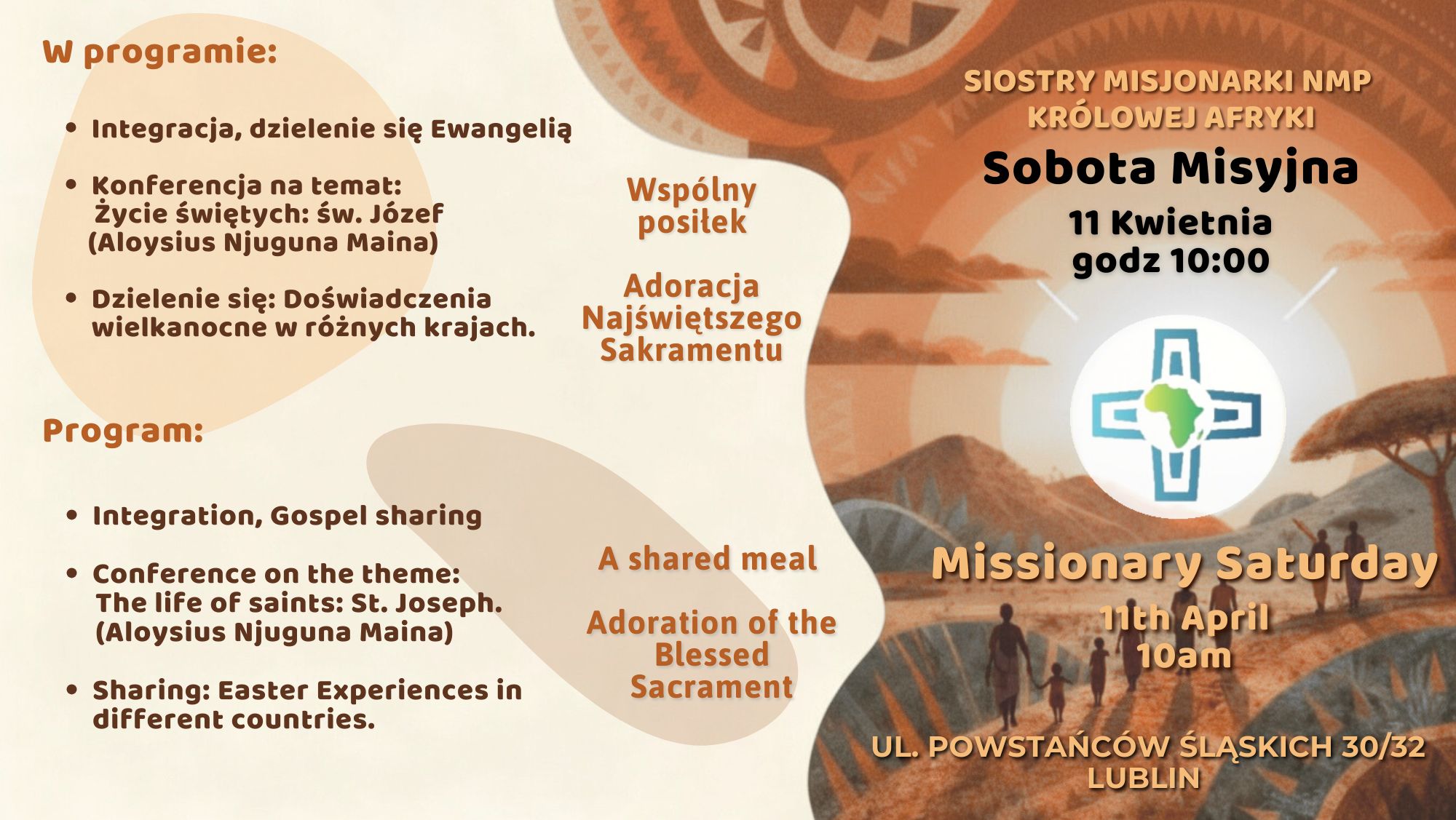 Sobota Misyjna w Kwietniu